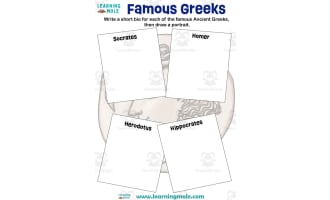 Famous Greeks Activity