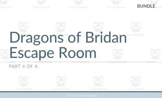 Fantasy-Themed Math Escape Room Lesson 4