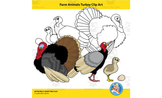 Farm Animals Turkey Clipart