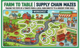 "Farm to Table" Supply Chain Mazes