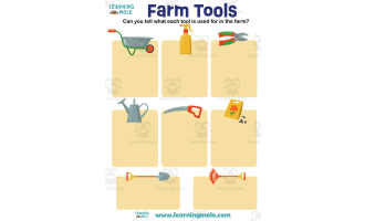 Farm Tools Activity