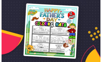 Father's Day Hat Crowns Headbands Craft for Preschool and Kindergarten