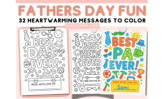 Father's Days Coloring Pages Printable Gift Activities for Dad Grandpa