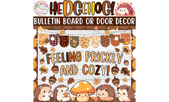 Feeling Prickly: Fall Bulletin Board or Door Decor Kit - September