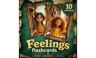 Feelings & Emotions Flashcards | Printable Cards for Kids