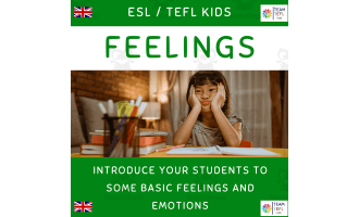 Feelings ESL Lesson Plan For Kids and Early Learners