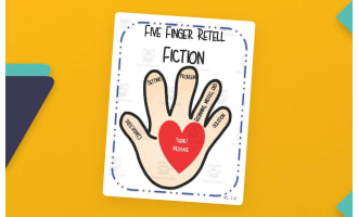 Fiction Story Retell Anchor Charts – Five Finger Set