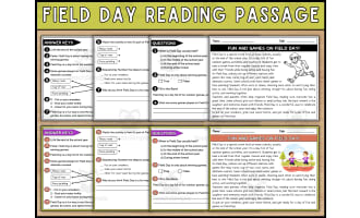 Field Day Reading Comprehension Passage and Questions