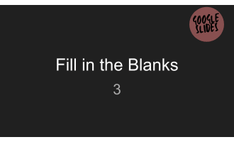 Fill in the Blanks Sample Lesson - Vocabulary Grade 5-6 (Slides)