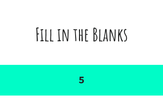 Fill in the Blanks Sample - Vocabulary Grade 3-4 (PPT)