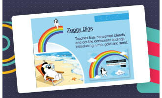 Final Consonant Blends & Double Consonant Endings: Zoggy Digs