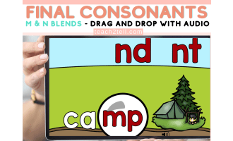 Final Consonants M & N Ending Blends Science of Reading Aligned (SoR)
