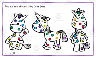 Find & Circle Color Dots