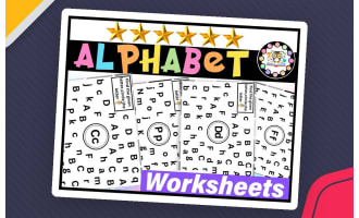 Find the Letter: Letter Identification Worksheets A-Z