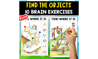 FIND THE OBJECT | 10 BRAIN EXERCISES