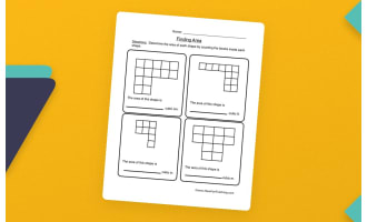 Area of Irregular Shapes – Practice Worksheet