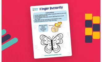 Finger Butterfly Activity