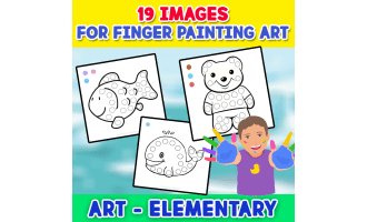 FINGER PAINTING ART - Activity for Kids Art