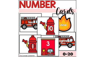 Fire Safety Number Cards