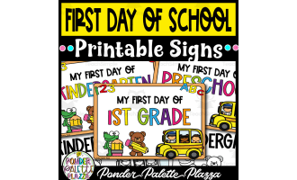 First Day of School Signs