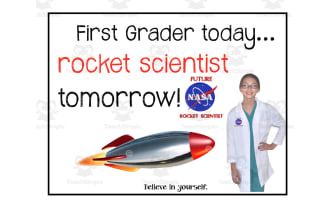 First Grade Motivational Signs