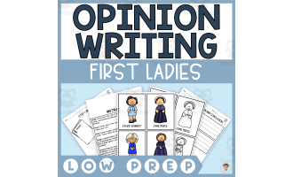 First Ladies Opinion Writing Step-by-Step (Would You Rather)