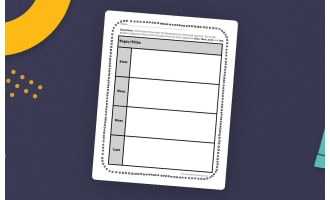 First, Next, Then, Last – Sequencing Worksheet