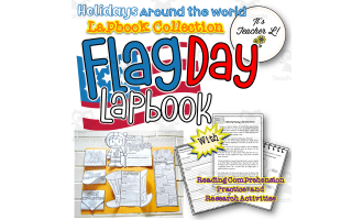 Flag Day Lapbook with Reading Comprehension Activities