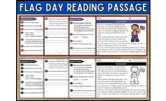 Flag Day Reading Comprehension Passage and Questions