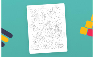 Flamingo Dot-to-Dot / Connect the Dots PDF