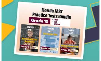 Florida (FAST) Practice Tests Bundle for Grade 10