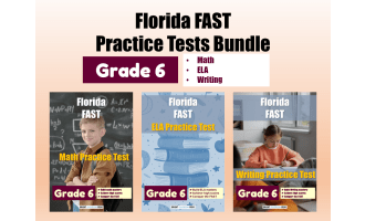Florida (FAST) Practice Tests Bundle for Grade 6