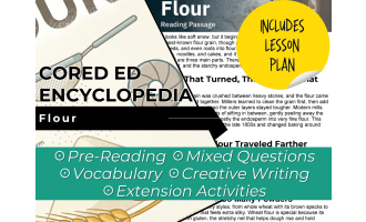 Flour Reading Comprehension Passage - Cored Ed Encyclopedia