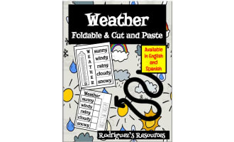 Foldable and Cut & Paste: Weather - El Tiempo