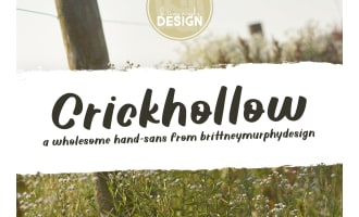 Font Family: Crickhollow