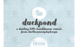 Font Family: Duckpond