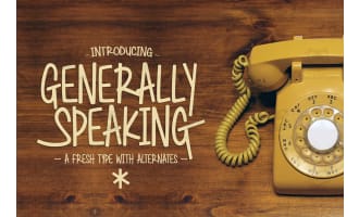 Font Family: Generally Speaking
