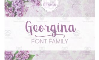 Font Family: Georgina