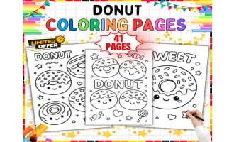 Food Coloring Pages - 41 Printable Coloring Sheets for Kids K-5