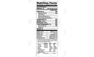 Food Nutrition Label Clipart