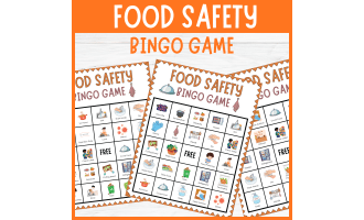 Food Safety Bingo Game Kitchen Sanitation Culinary Activities