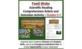 Food Webs - Science Reading Article – Grades 5-7
