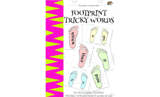 Footprint Tricky Words Game