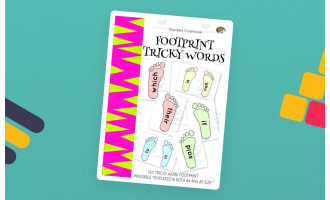 Footprint Tricky Words Game