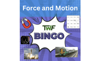 Force and Motion Science BINGO Activity