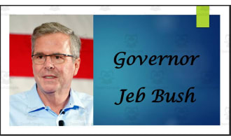 Former Governor Jeb Bush Biography PowerPoint