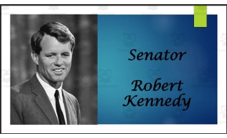Former U.S. Senator Robert "Bobby" Kennedy Biography PowerPoint
