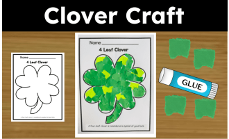 Four-leaf Clover St. Patricks Day