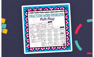 Fraction Word Problems Math Maze