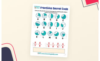 Fractions Secret Code Activity
